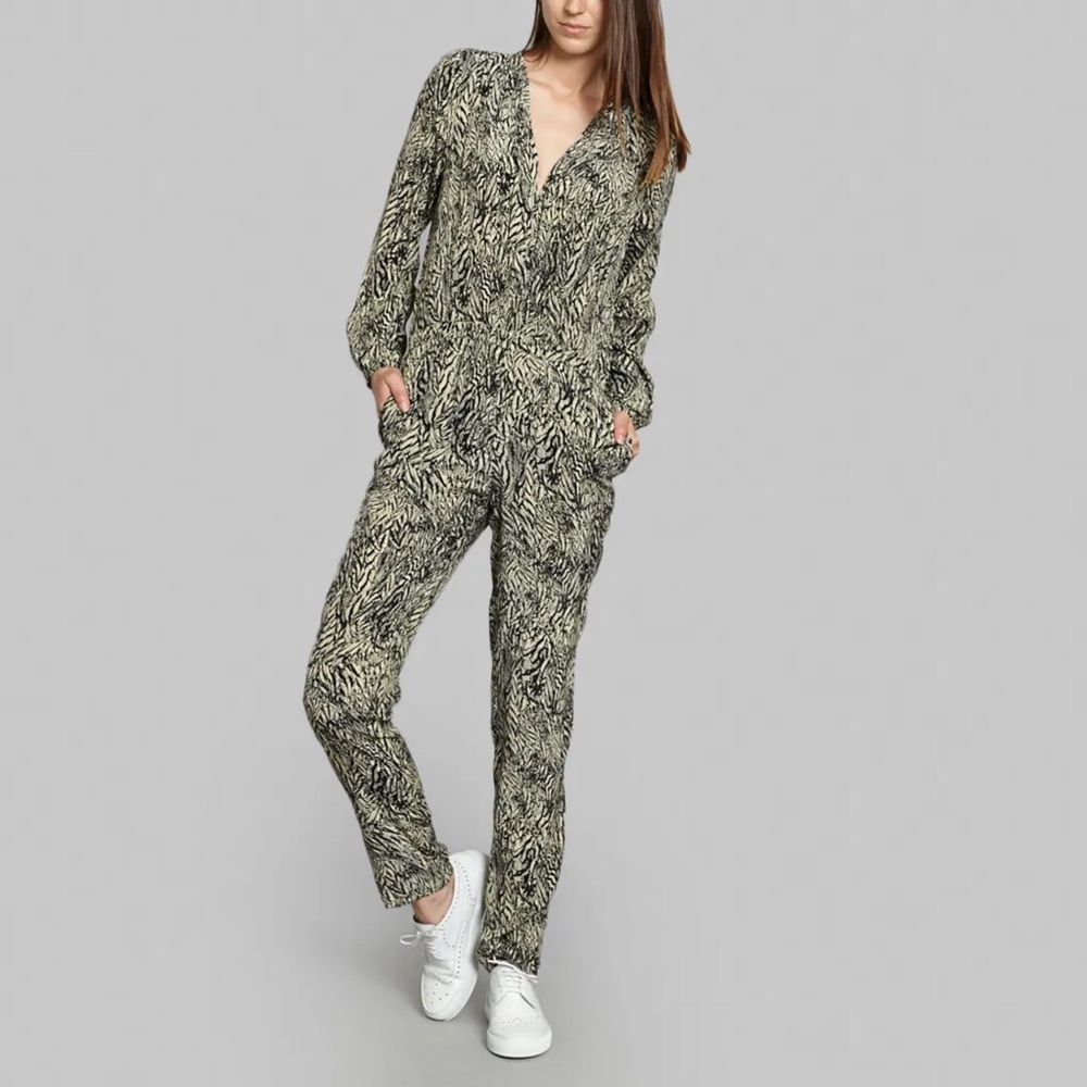 SWILDENS Paris feather jumpsuit 36 small 6